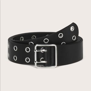 Black buckle belt